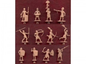 Сборные солдатики ZVEZDA Древнеегипетская пехота, 1/72