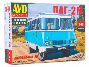 Сборная модель AVD Автобус ПАГ-2М, 1/43