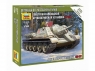 Сборная модель ZVEZDA Советская самоходная артиллерийская установка Су-122, 1/100