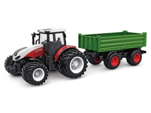 Радиоуправляемый фермерский трактор Korody с прицепом, широкие колеса 1/24 2.4G 6CH RTR