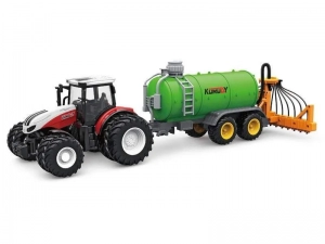 Радиоуправляемый фермерский трактор Korody с цистерной поливалкой, двойные колеса 1/24 2.4G 6CH RTR