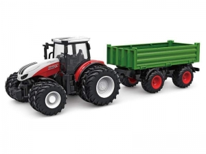 Радиоуправляемый фермерский трактор Korody с прицепом, двойные колеса 1/24 2.4G 6CH RTR