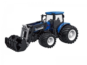 Радиоуправляемый фермерский трактор Korody с фронт. погрузчиком, мет. кузов, широкие колеса 1/24 2.4G 6CH RTR