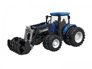 Радиоуправляемый фермерский трактор Korody с фронт. погрузчиком, мет. кузов, двойные колеса 1/24 2.4G 6CH RTR