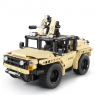 Конструктор военный джип QiHui 370 деталей (2в1, пульт)