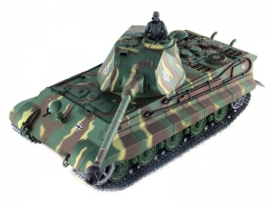Радиоуправляемый танк Heng Long King Tiger (башня Porsche) Professional V6.0  2.4G 1/16 RTR