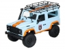 Радиоуправляемая машина MN MODEL английский внедорожник Defender  D90 (голубой) 4WD 2.4G 1/12 RTR