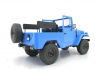 Радиоуправляемая машина WPL японский внедорожник FJ40 (голубая) 4WD 2.4G 1/16 (комплект для сборки)