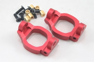 Держатели поворотных кулаков алюминиевые для Remo Hobby 1/16 (цвет: красный)