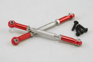 A1960 Тяги задние алюминиевые для Remo Hobby Mmax, EX3 1/10 Красный