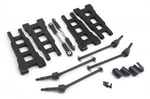 Комплект усиленной подвески для Remo Hobby Mmax, EX3 1/10 C1035 (цвет черный)