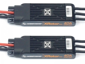 Бесколлекторный регулятор Hobbywing XRotor Pro-40A-Wire Leaded-Dual Pack (40A-60A, Copter)