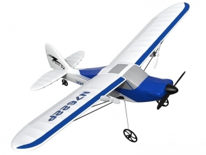 Радиоуправляемый самолет Volantex RC Sport Cub 400мм 2.4G 2ch LiPo RTF с гироскопом (цвет синий)