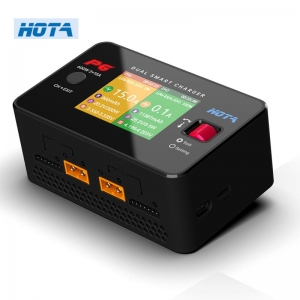 Зарядное устройство двухканальное Hota P6 DC 500w 2x15A