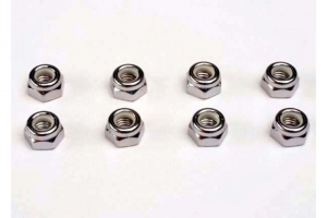 Traxxas Гайка 5мм с нейлоновой вставкой, 8шт. 
