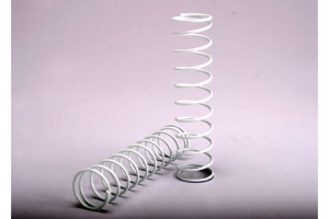 Traxxas Пружина амортизатора задняя стальная 2шт. (белая) 