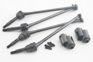 Комплект удлиненных CVD приводов (пeред+зад+чашки) для Remo Hobby 1/8 (2024 г.)