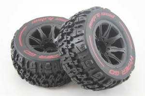 6973-E1 Колеса "ANGRY SNAIL" для моделей трагги 1/16, 1/14