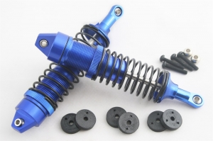 108004-X Усиленные алюминиевые амортизаторы перед/зад для HSP 1/10 (цвет синий)