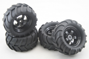 6973-TRA-4 Колеса "ТРАКТОР" в сборе (4 шт) для моделей 1/16