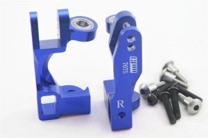 A2016-GPM Держатели поворотных кулаков алюминиевые GPM (для Remo Hobby 1/8 и Traxxas 1/10, цвет синий)