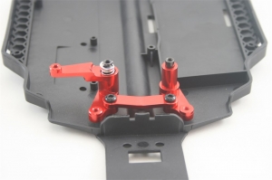 1962 Алюминиевая рулевая трапеция для Remo Hobby 1/10 (цвет красный)