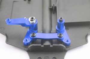 1962 Алюминиевая рулевая трапеция для Remo Hobby 1/10 (цвет синий)