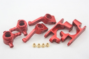 A8036 Ступичный комплект алюминиевый для Remo Hobby 1/8 (цвет красный)