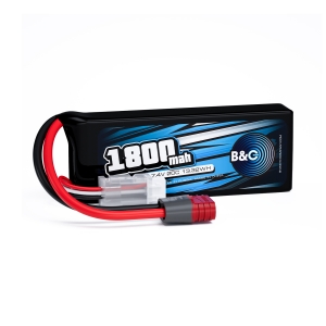 Аккумулятор LiPo B&C - 7.4v 1800мАч 20C (2S, Softcase, разъём T-plug)