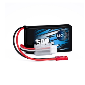 Аккумулятор LiPo B&C 500 MAH 7.4v (2s) 20С, JST, Soft case