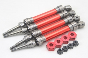 Комплект металлических приводов V2 (пeред+зад) для Remo Hobby 1/10 (Mmax, EX3)