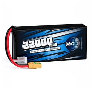 Аккумулятор B&C LiPo 22000 mAh 14.8V (4s) 90C, XT90S, Soft case