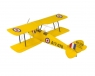 Радиоуправляемый самолет для сборки DW-Hobby Havilland DH.82 Tiger Moth 0.8м ARF (приемник S-FHSS) - SCG3905-442
