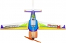 Радиоуправляемый самолет для сборки DW-Hobby E27 710 мм EDGE540 KIT (приемник S-FHSS) - E2705-442