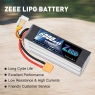 Аккумулятор LiPo Zeee Power 6S (22.2V) 100C 6000mAh