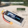 Аккумулятор LiPo Zeee Power 6S (22.2V) 100C 6000mAh