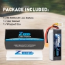 Аккумулятор LiPo Zeee Power 6S (22.2V) 100C 6000mAh