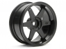 HPI Диски 1/10 - TE37 26MM BLACK (6MM OFFSET) 2шт