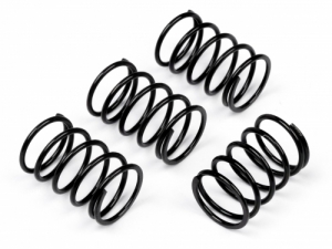 HPI HIGH QUALITY MATCHED SPRING VERSION 1 BLACK (MIDIUM/4pcs)