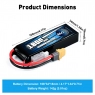 Аккумулятор B&C LiPo 1800 MAH 11.1V (3s) 75C, XT60, Soft case