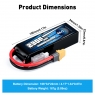 Аккумулятор B&C LiPo 2300 MAH 11.1V (3s) 80C, XT60, Soft case
