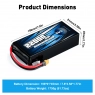 Аккумулятор B&C LiPo 22000 mAh 14.8V (4s) 90C, XT60, Soft case