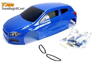 Team Magic Кузов с обвесом - 1/10 SRC (190mm) окрашен / синий/ с отражателями