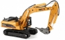 Металлический экскаватор с отбойным молотом Hui Na Toys масштаб 1:50 - HN1711