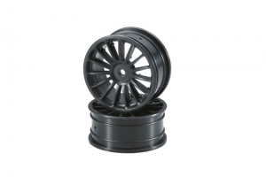 Kyosho Wheel(15-Spoke/Black/24mm/2pcs)
