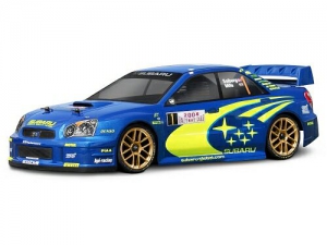 HPI Кузов ралли 1/10 - SUBARU IMPREZA WRC 2004 (190MM/WB255MM) некрашеный