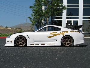 HPI Кузов туринг 1/10 - TOYOTA SUPRA AERO (200mm) некрашеный/ c отражателями