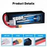 Аккумулятор B&C LiPo 5000 mAh 22.2V (6s), 90C, XT60, Soft case
