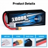 Аккумулятор B&C LiPo 10000 mAh 22.2V (6s), 90C, XT60, Soft case