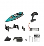 Радиоуправляемый катер Grey Extreme (48 см, 55 км/ч, Brushless, 2.4G, рюкзак для переноски) - HJ816PRO-BLUE-BAG